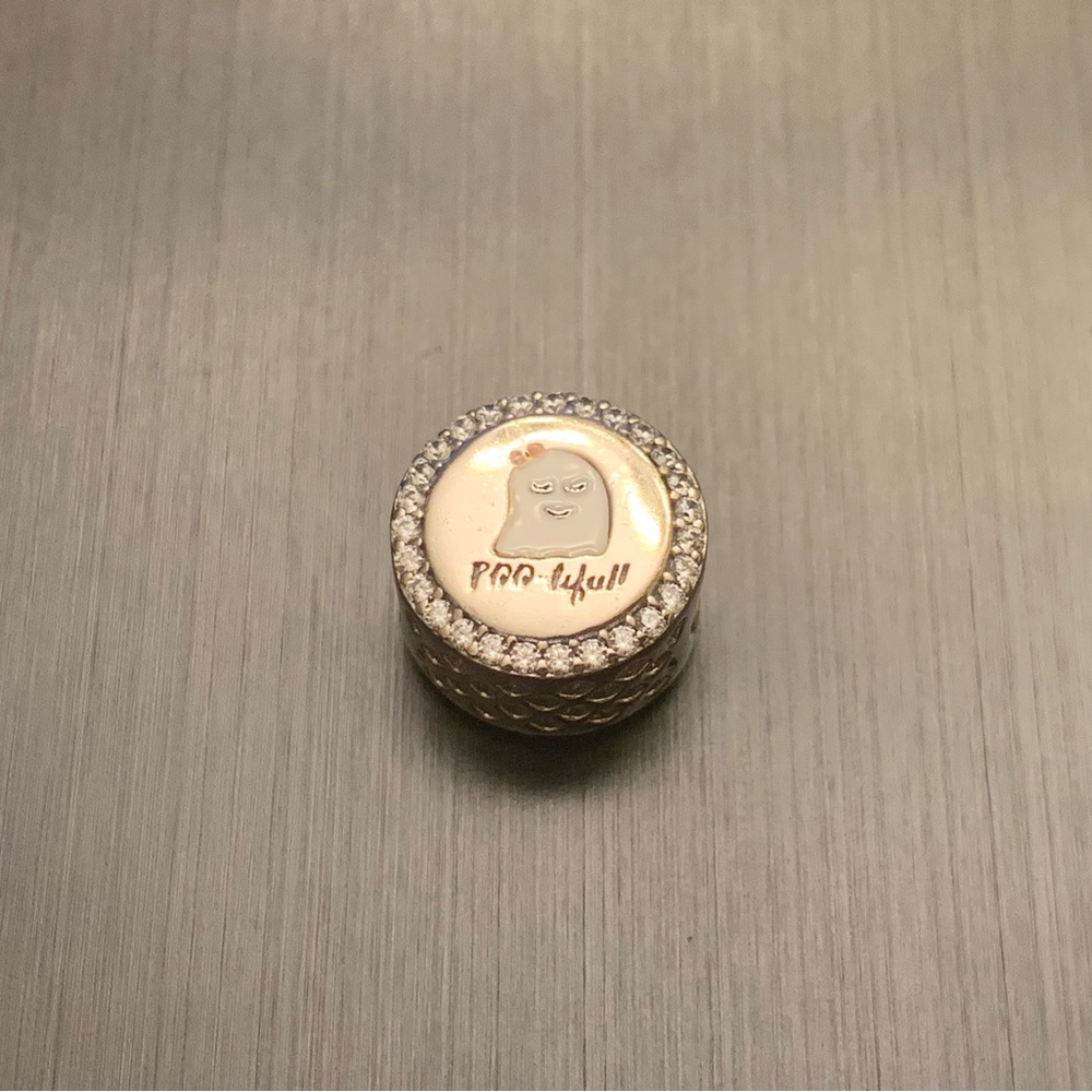 Authentic Pandora Boo-Tiful / Beautiful Ghost Charm